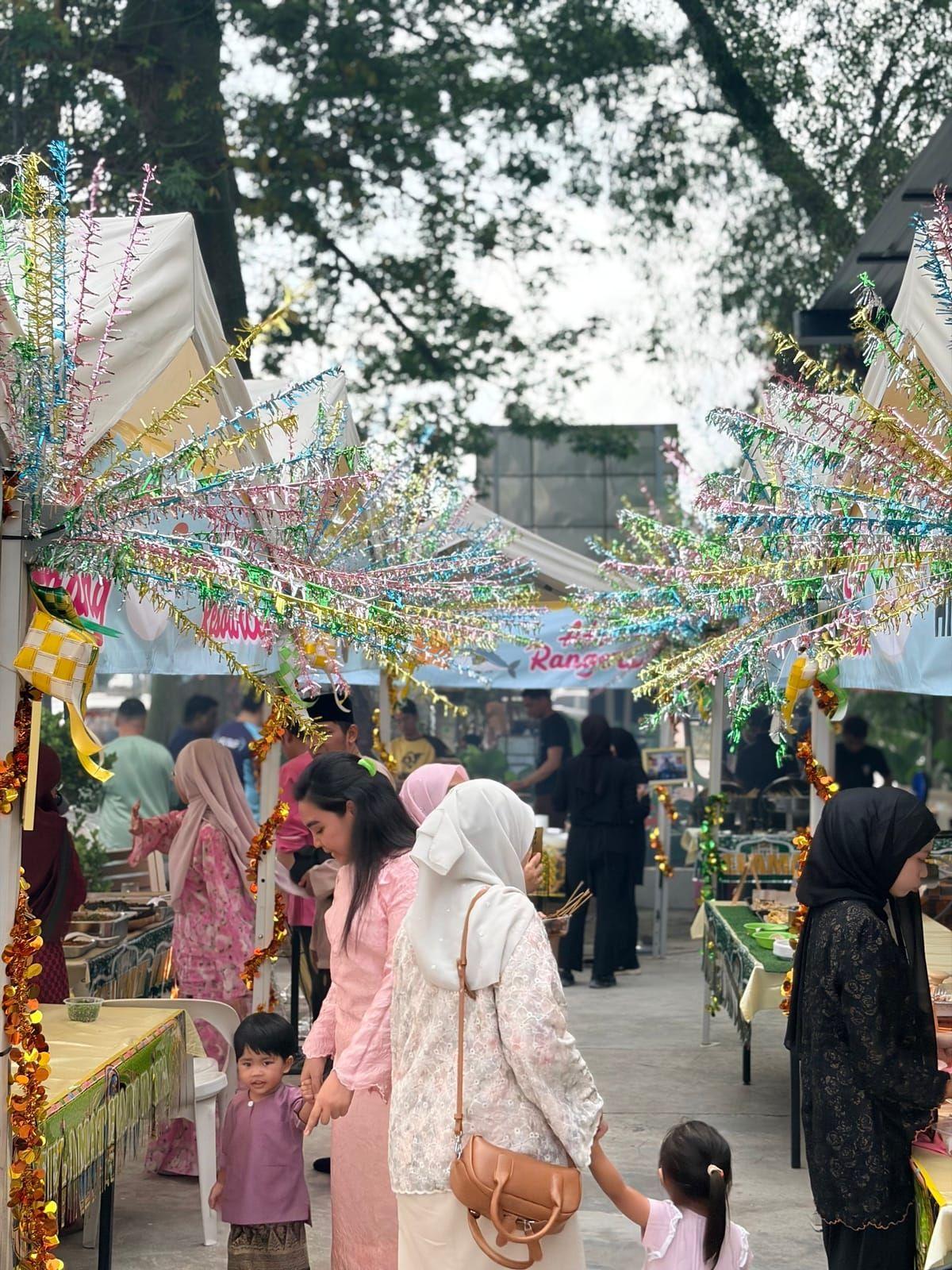 Hari Raya open house — Canopy & décor setup